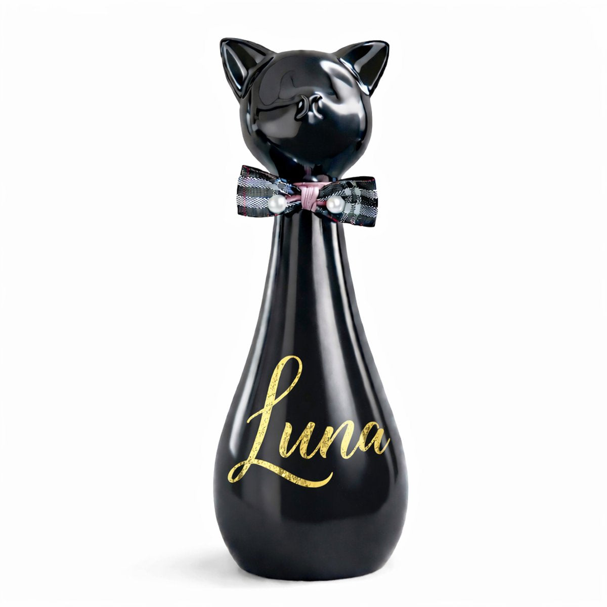 Zwarte kattenurn 500 ml - detailfoto