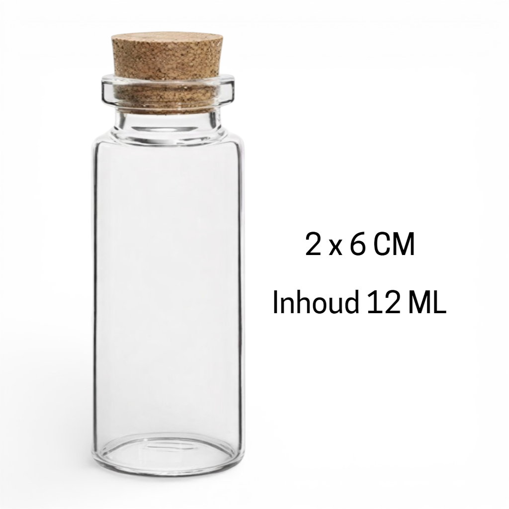 Gedenkflesje met naamhanger voor as of een plukje haar