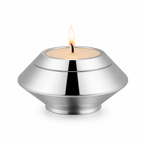 Mini urn van 70 ml met verborgen ascompartiment en waxinelichtje