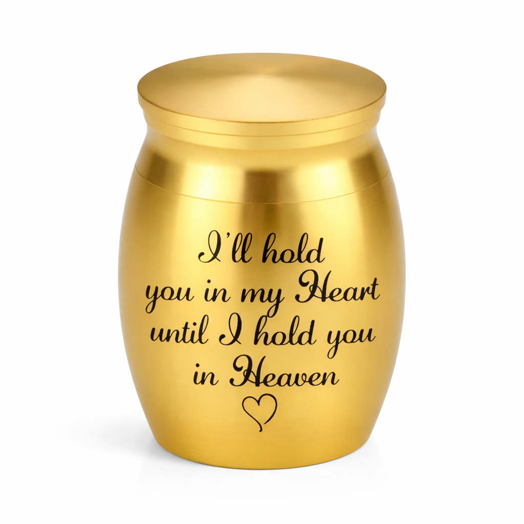 Mini urn RVS 25 ml - close-up