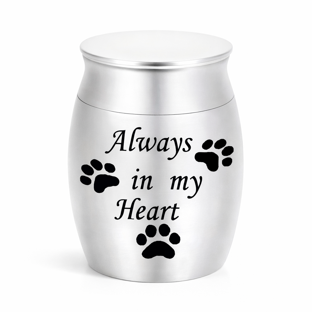 Mini urn RVS 25 ml - detailfoto
