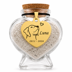 Memorial flesje kat of hond