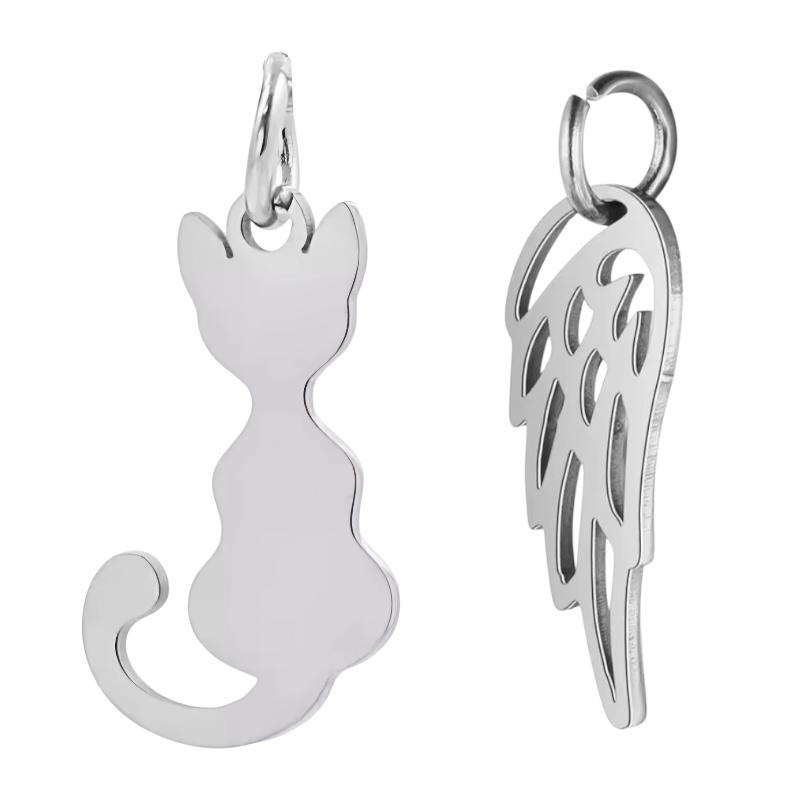 Herinneringsflesje als aandenken aan je kat, met hangers