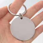 Gepersonaliseerde hanger met pootafdruk voor aan tas of sleutelbos