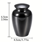 Mini urn voor hond of kat, te personaliseren met naam, datum of symbool