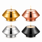 Mini urn met waxinelichtje, te graveren met naam of datum